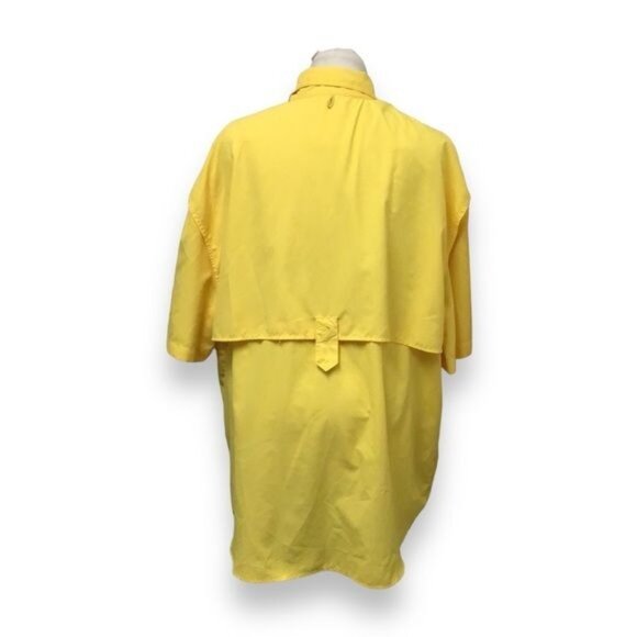 Reel Legends Mens XXL Yellow Short Sleeve Performance Fishing Shirt - Picture 3 of 6